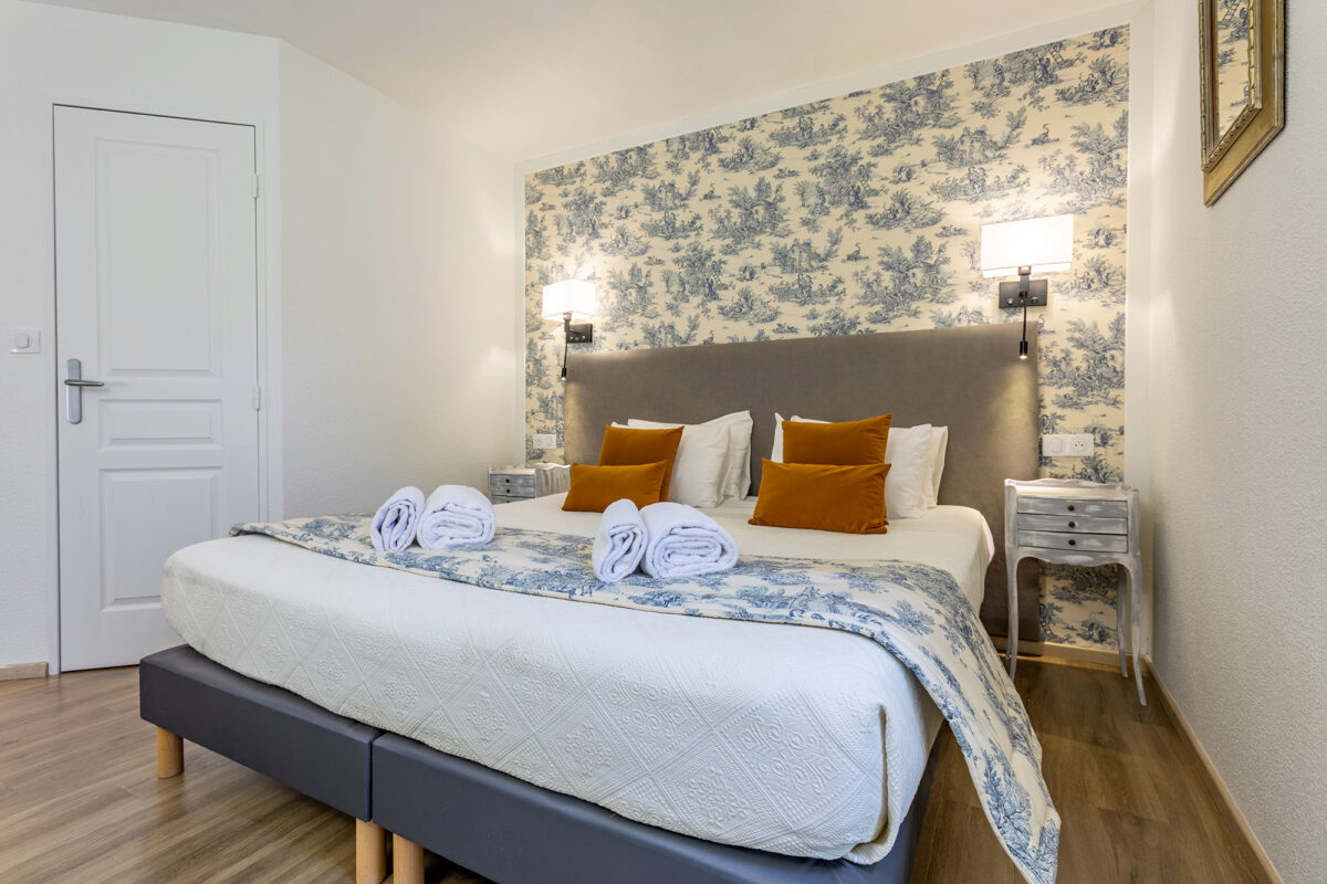 Chambre vue jardin