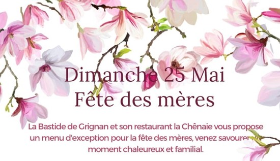 MENU FÊTE DES MÈRES