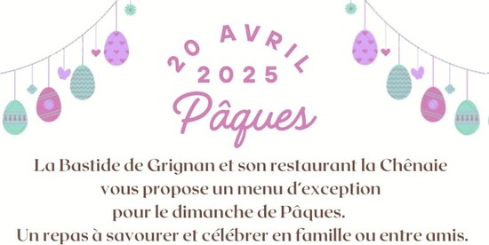 Menu de Pâques